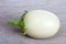 White eggplant (Solanum melongena)