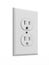 White electrical outlet