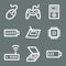 White electronics web icons 2