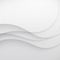 White elegant business background vector wave lines wavy