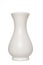 White elegant vase on a white background