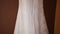 White elegant wedding dress