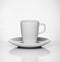 White espresso cup