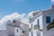 White facades in Frigiliana village, Andalusia,Spain