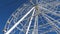 White ferris wheel on blue sky, Zelenogradsk city