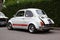 White Fiat 500