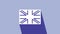 White Flag of Great Britain icon isolated on purple background. UK flag sign. Official United Kingdom flag. British