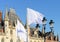 White flags as a symbol of solidarity in Bruges