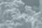 White fluffy clouds on sky. Soft touch feeling like cotton. White puffy cloudscape. Beauty in nature. Close-up group of white