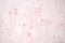 White foam bubbles texture on pink pastel background, copy space, banner for loundry, cleaning service, bathroom concept, clean,