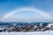 White foggy rainbow â€“ rare atmospheric phenomenon