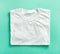 White folded t shirt