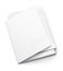 White folder with blank titular cover