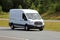 White Ford Transit Van on Motorway