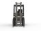 White forklift - front view