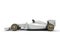 White formula one car - side view