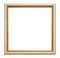 White Framework in antique style. Vintage picture frame isolated on white background