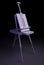 White french easel 3D