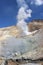 White fumaroles of the volcano Mutnovsky Kamchatka