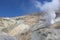 White fumaroles of the volcano Mutnovsky Kamchatka