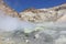 White fumaroles of the volcano Mutnovsky Kamchatka