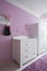 White furniture in baby\'s room