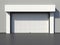 White garage door