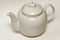 White glazed faience tea pot