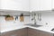 white glossy kitchen interior design