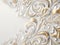 White Golden Background Design With Luxury Style