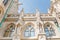 white gothic exterior of St Matthias Cathedral in Budapest