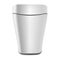 White gray Cosmetic Container on isolated background. Mock up template ready for your design - Vector