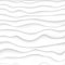 White and gray curve gradient texture. Simple wavy pattern. Vector creative wave background