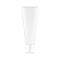 White gray small cosmetic tube with twist to open cap