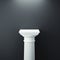 White greek column. 3d rendering