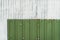 White and green Corrugated iron, galvanize iron texture, surface