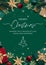 White and Green Modern Merry Christmas Flyer A4 - Ready To Print