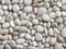 white and grey stones texture background. top view