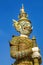White  Guardian Statue Grand Palace Bangkok Thailand