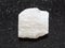 white Gypsum stone on dark background