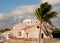 White Hacienda on a Beach