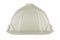 White Hard Hat, front view. 3D rendering