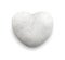 White heart rock, white heart stone, white marble pebble in heart shape, love stone