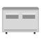 White heating convector icon isolated
