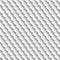 White hexagons honeycomb. Seamless vector pattern.