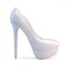 White high heel shoes