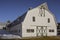 White horse barn in Vermont