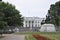 White House Building with Andrew Jackson Statue from Washington District of Columbia USA