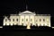 The White House illuminated at night, Washington D.C., USA
