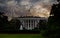 The White House, Washington DC of fireworks and starry sky, independence day